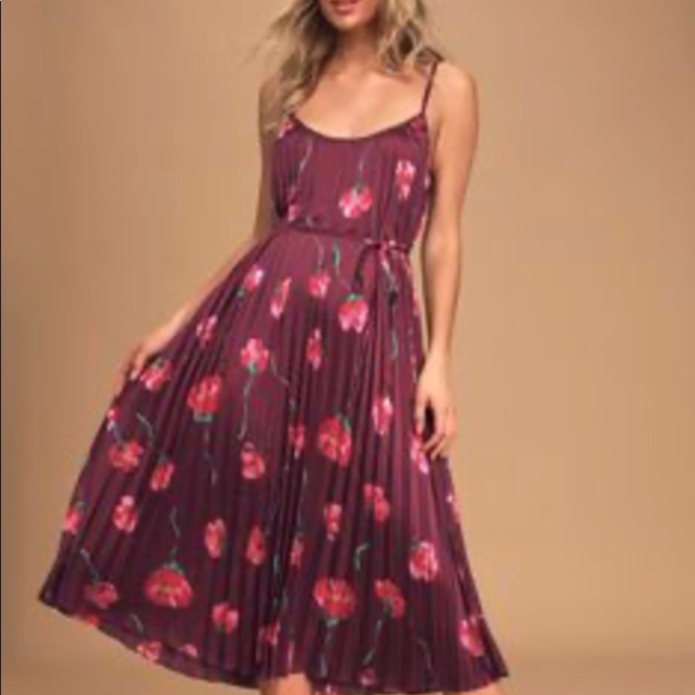 Reserved Clad and cloth lush floral midi